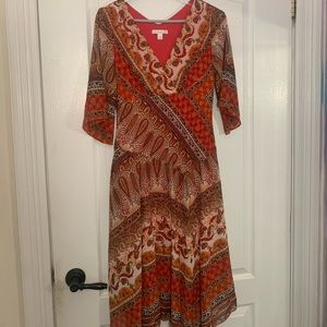 Dress barn dress. Fits more of a size 6-8